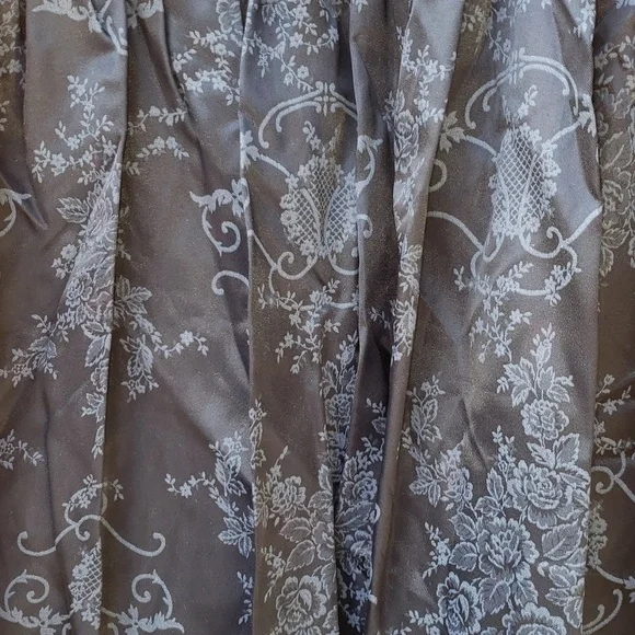 Gunne Sax Black Brocade Lace Detail Formal Dress 5 - Picture 3 of 7